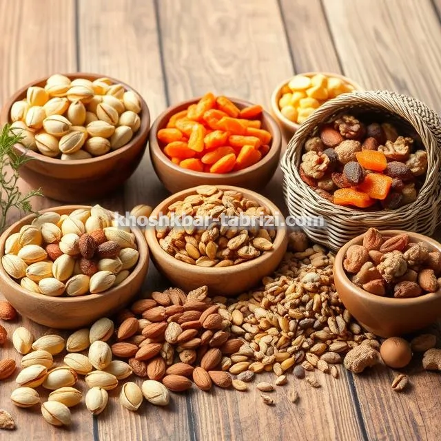 فروش عمده انواع خشکبار در زنجان