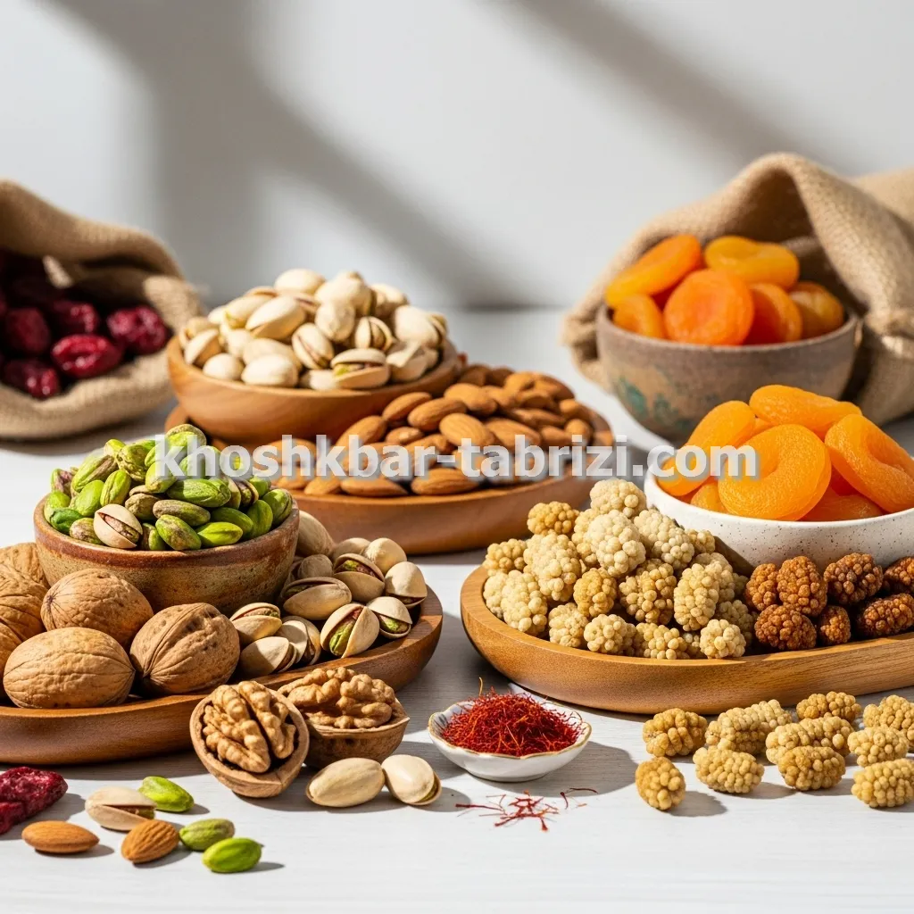 فروش عمده انواع خشکبار در قزوین